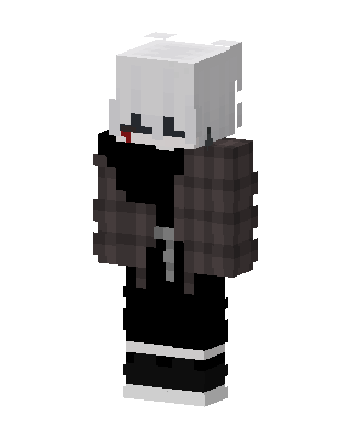 Black Villain Boy skin, 3D preview