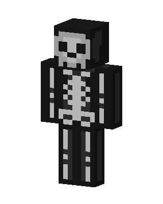 Skeleton Hoodie Minecraft skin