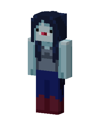 Blue Player Girl Minecraft skin