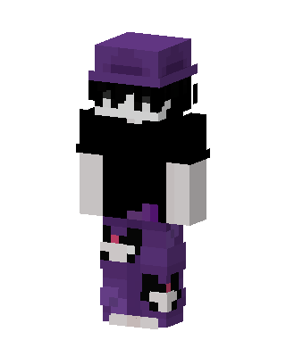 Purple Bucket Hat skin, 3D preview