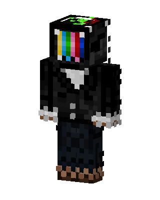 TV Head Suit skin, 3D preview