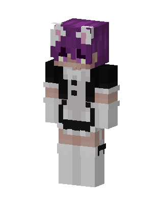 White E-Girl Minecraft skin