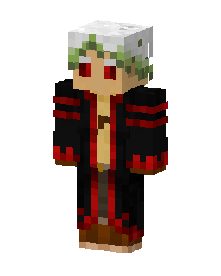 Crimson Moss Mage skin, 3D preview