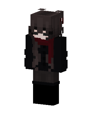 Black Emo skin, 3D preview