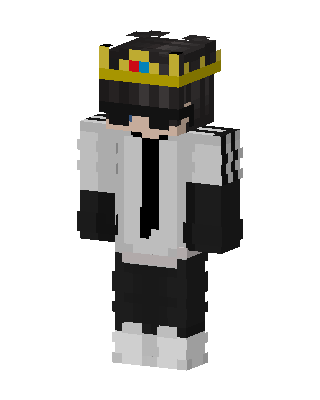 Crowned Suit Boy skin, 3D preview