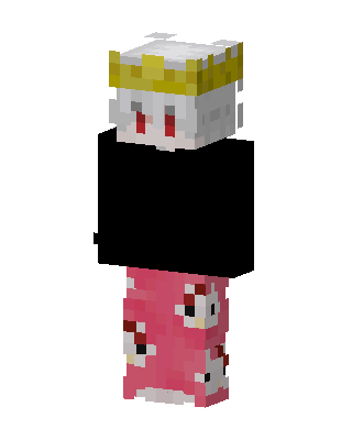 Crowned Hello Kitty skin, 3D preview