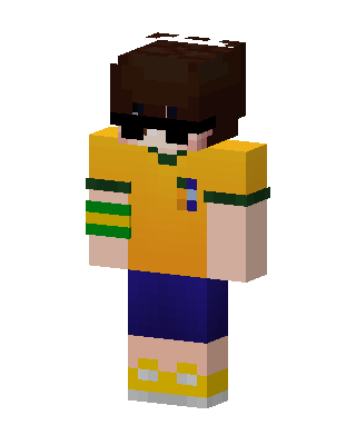 Brazil Jersey Kid Minecraft skin