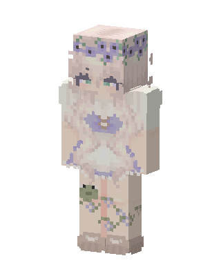 Lavender Fairy skin, 3D preview