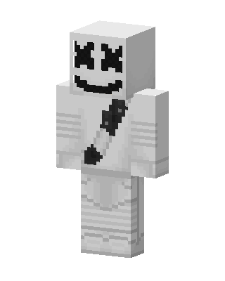 Marshmello skin, 3D preview