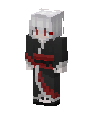 Crimson Kimono skin, 3D preview