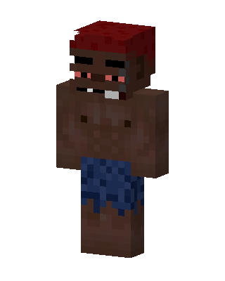 Feral Castaway skin, 3D preview