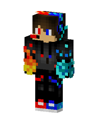 Black Hero Boy skin, 3D preview