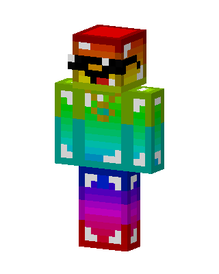 Rainbow Shades Minecraft skin