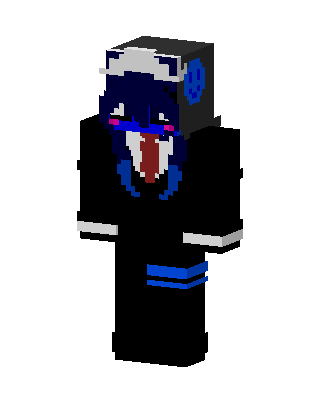 Black Gamer Boy skin, 3D preview