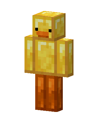 Rubber Duck skin, 3D preview