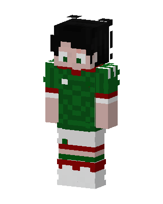Green Athlete Minecraft skin