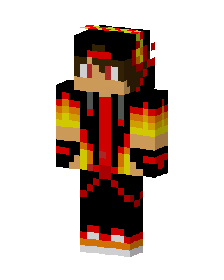 Flame Hoodie Boy Minecraft skin