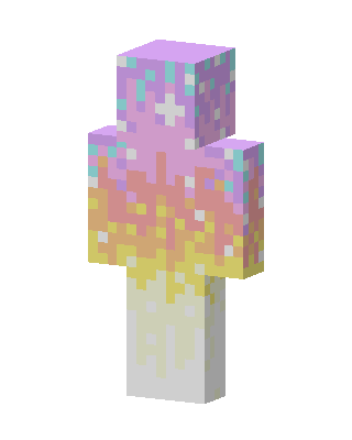 Pastel Sunset skin, 3D preview
