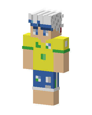 Brazil Jersey Boy skin, 3D preview