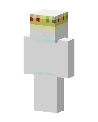 Flower Crown Ghost Minecraft skin