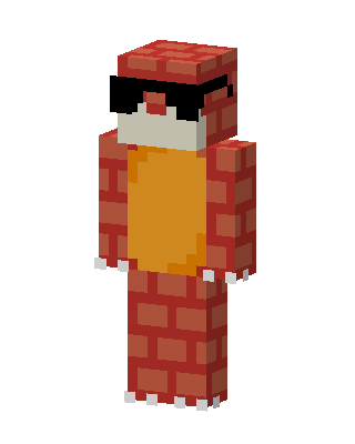 Cool Brick Dino Minecraft skin
