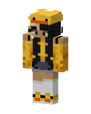 Gold Player Boy skin, 3D preview