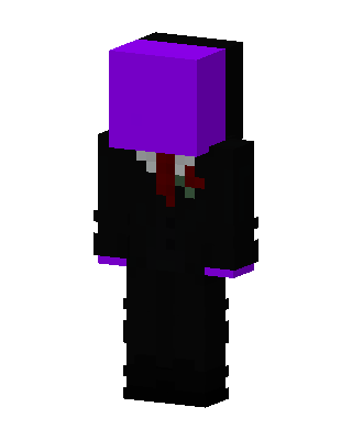 Purple Suit Man Minecraft skin