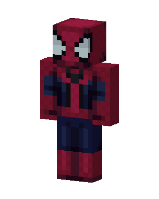 Spider-Man skin, 3D preview