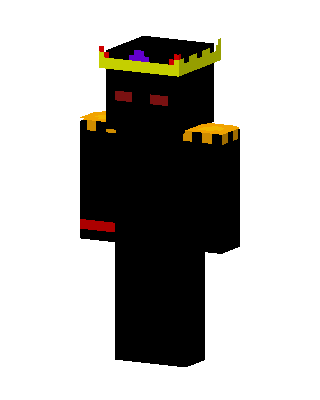 Enderman King skin, 3D preview