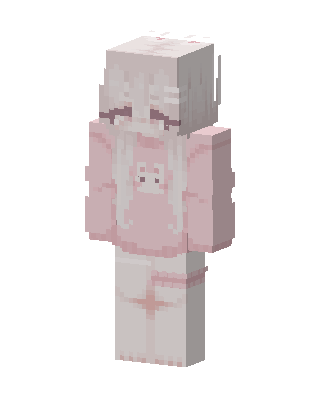 Pink Anime Girl Minecraft pink skin