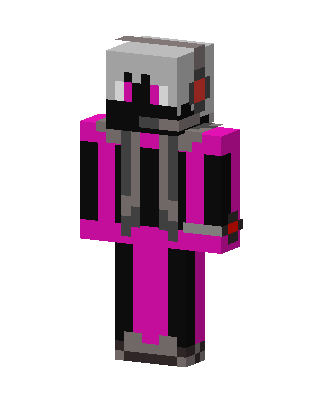 Magenta Cyber Ninja skin, 3D preview