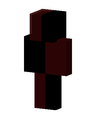 Black Mob Boy skin, 3D preview