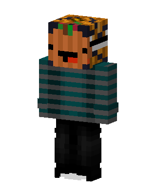 Pumpkin Head skin, 3D preview