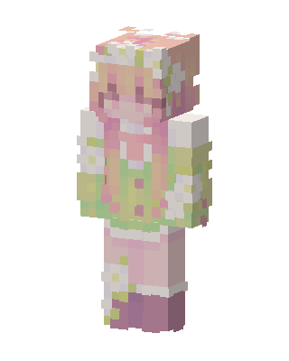 Pink Dress Girl Minecraft skin