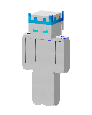 White Royal skin, 3D preview