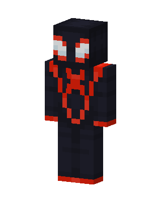 Miles Morales skin, 3D preview
