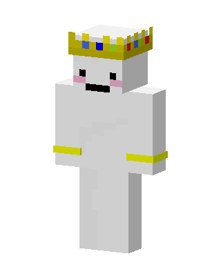 Crowned Marshmallow skin, 3D preview