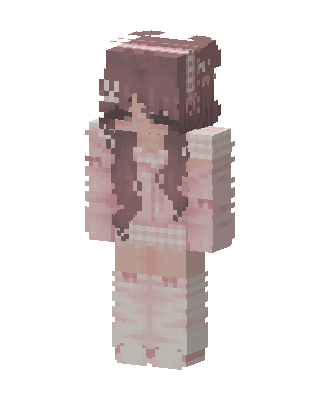 Pink Anime Girl Minecraft pink skin
