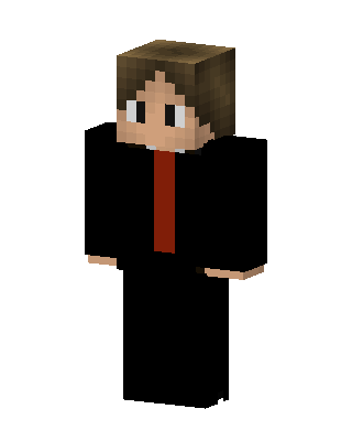 Suited Boy skin, 3D preview