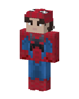 Red Hero Boy Minecraft red skin