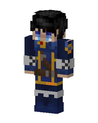 Roy Mustang skin, 3D preview