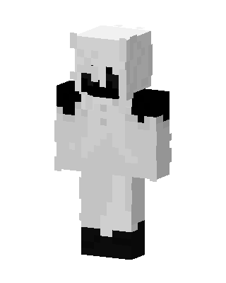 Ghost Panda skin, 3D preview