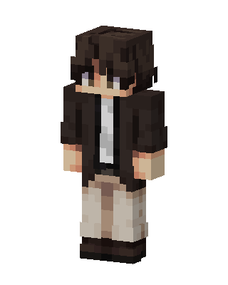 Casual Coat Boy Minecraft anime skin