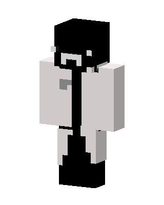 Black Suit Boy skin, 3D preview