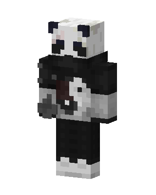 Panda Hoodie Minecraft skin