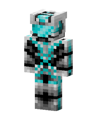 Diamond Mecha skin, 3D preview