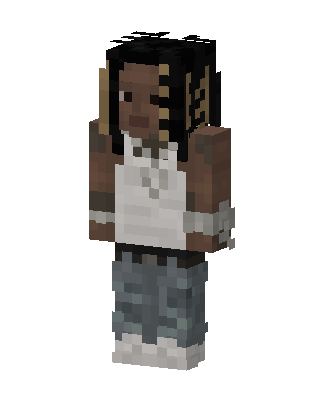 White Player Girl Minecraft white skin