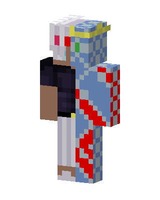 Blue Knight Boy skin, 3D preview