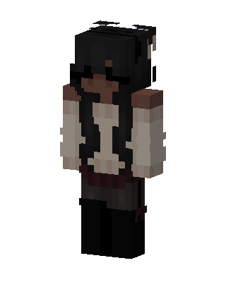 Pirate Girl skin, 3D preview