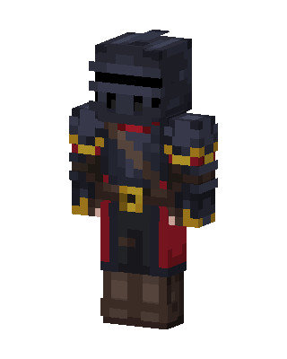 Black Knight skin, 3D preview